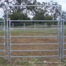Cattle fence Cattle gate using galvanized pipe Livestock Metal Fence for Cattle Ranch Pipe Steel Gate